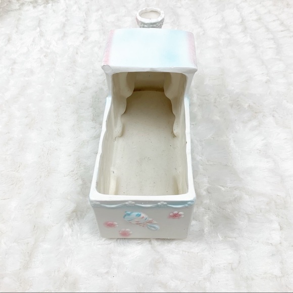 Vintage Relpo Train planter pastel baby nursery elephant - Picture 4 of 16